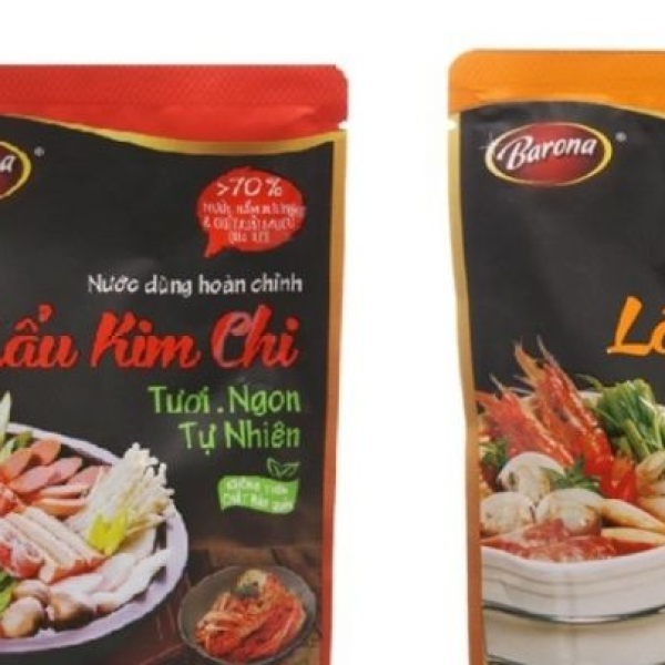 Túi Zip Đựng Nước Lẩu Đáy Phẳng